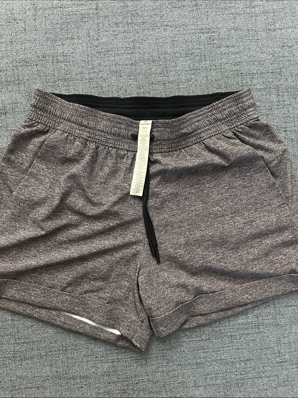 lululemon athletica Heather Gray Athletic Shorts